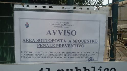 Canile comunale di Foggia sequestrato