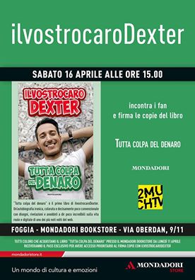 Dexter alla libreria Mondadori di Foggia