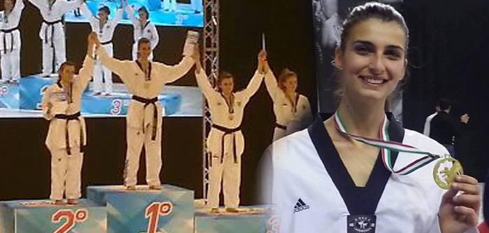Maristella Smiraglia oro all'Open Cup di Taekwondo