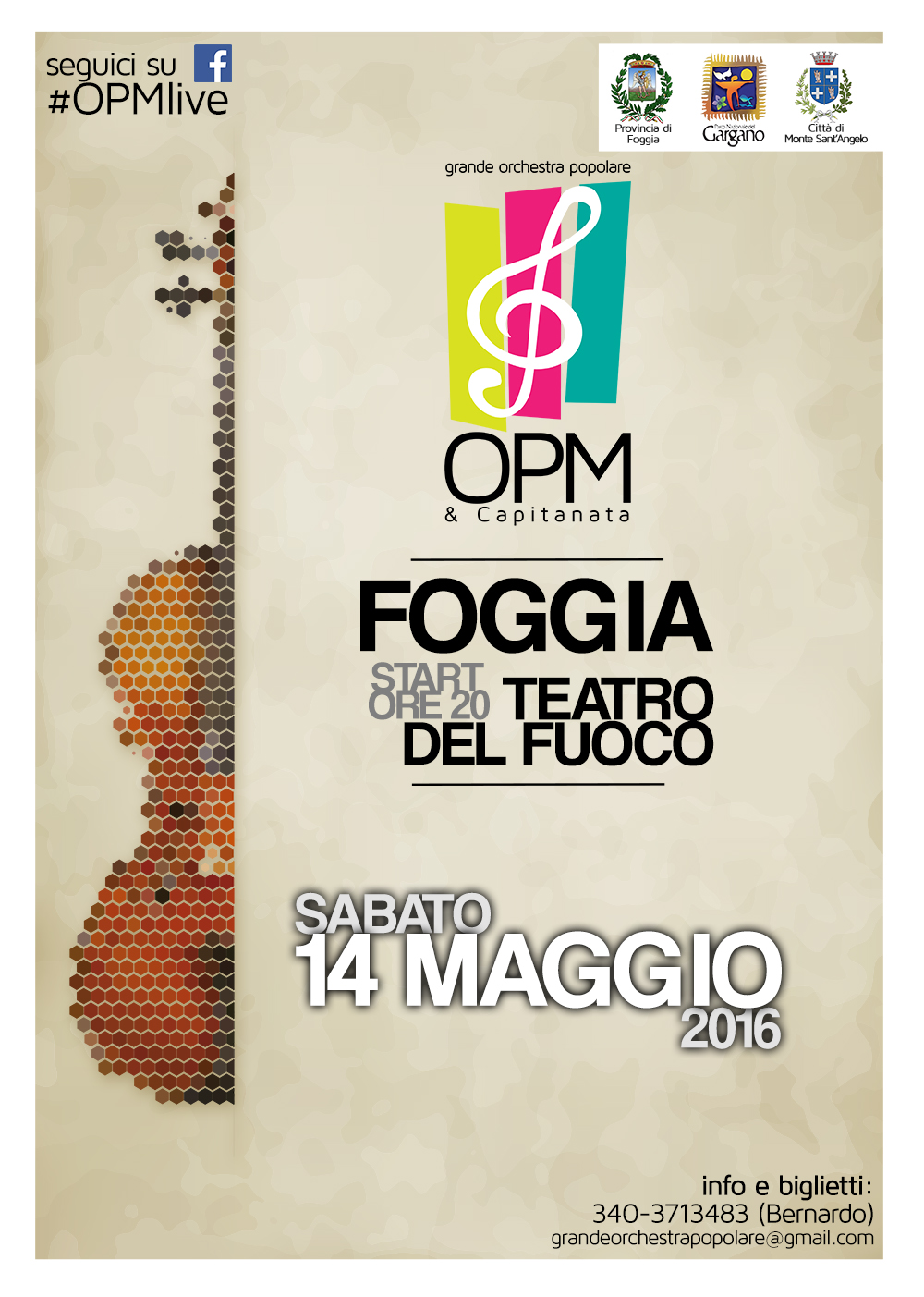 Orchestra Popolare in concerto al Teatro del Fuoco di Foggia
