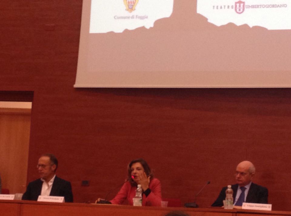 Teresa Principato all'Università di Foggia per il Festival della Ricerca