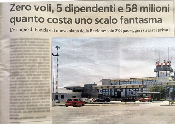 Articolo de La Repubblica Bari