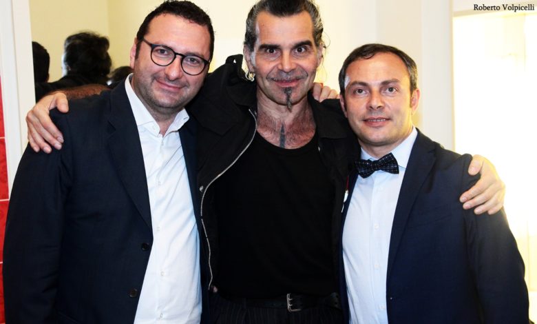 Gianni Cuciniello E Lorenzo Ciuffreda Con Piero Pelù