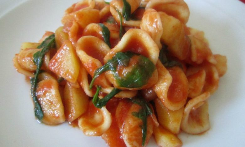 ricetta pasta rucola e patate