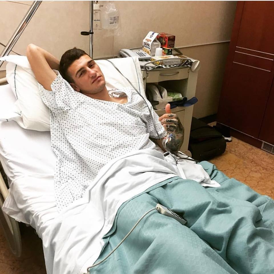 Michele Camporese Infortunio