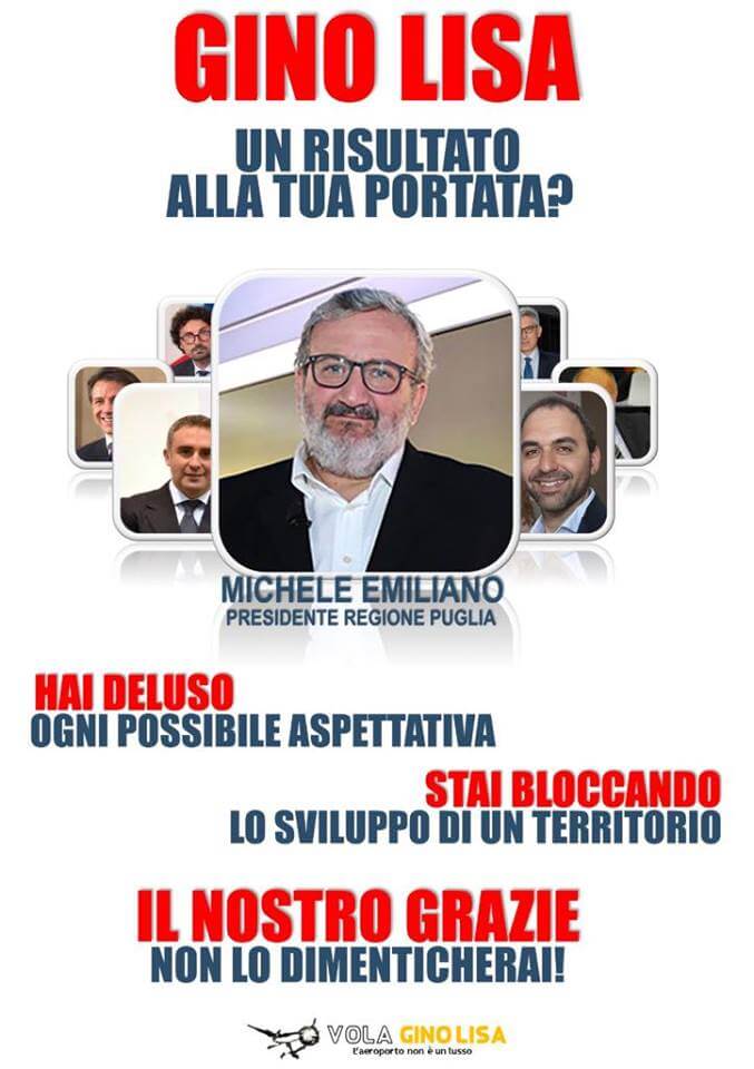 Comunicato stampa Comitato "Vola Gino Lisa"