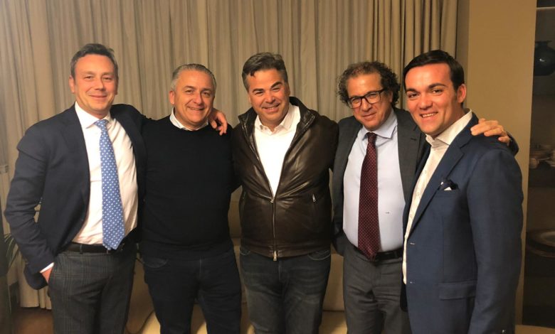 Dario Iacovangelo a cena con Landella