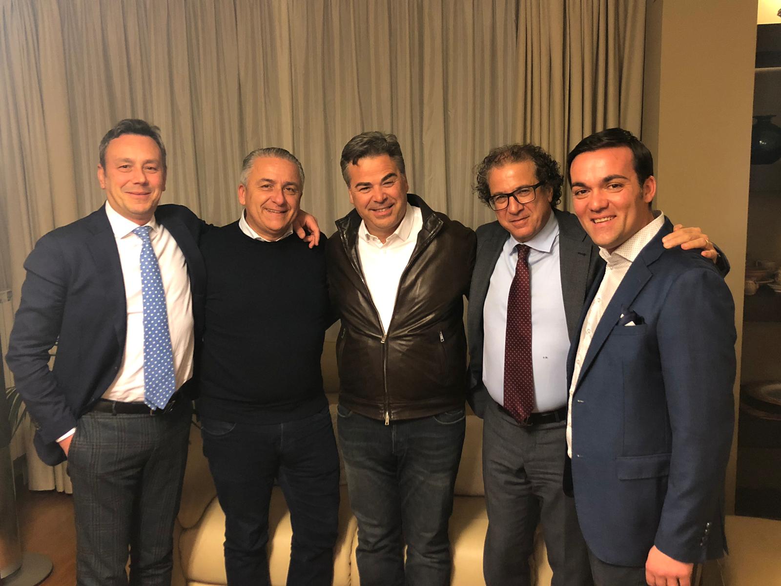 Dario Iacovangelo a cena con Landella