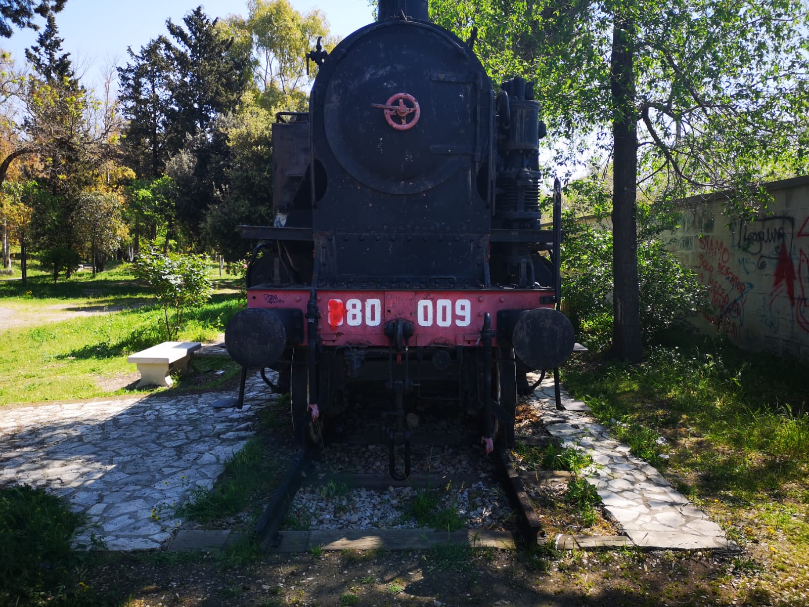 treno villa frontale