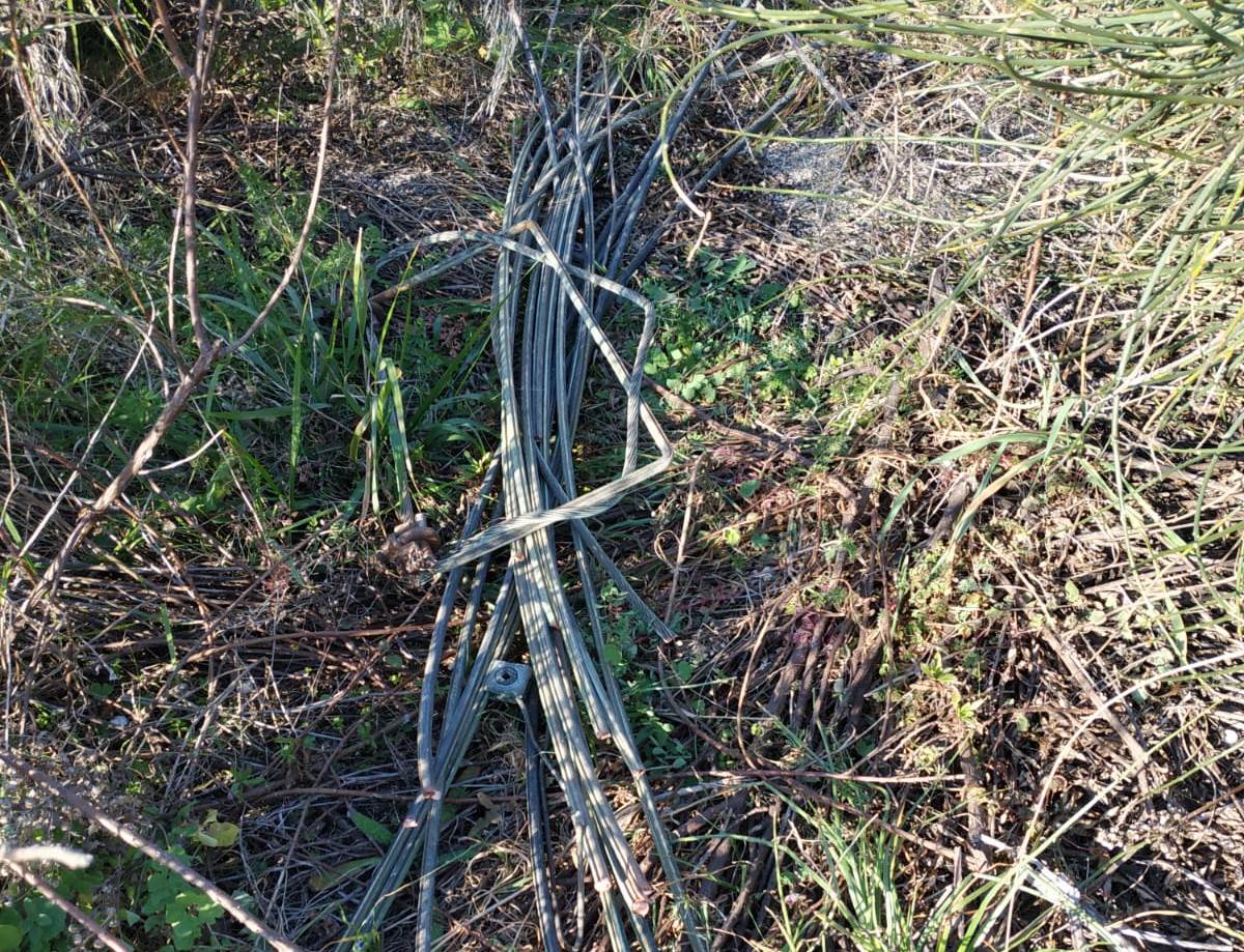 foggia rame rubato recuperato