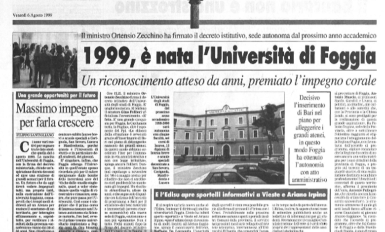 La Gazzetta del Mezzogiorno, 6 agosto 1999