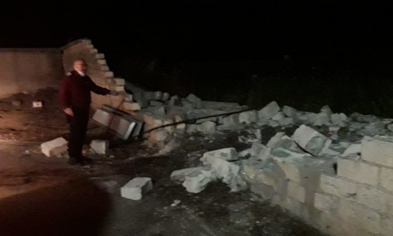 foggia muro abbattuto