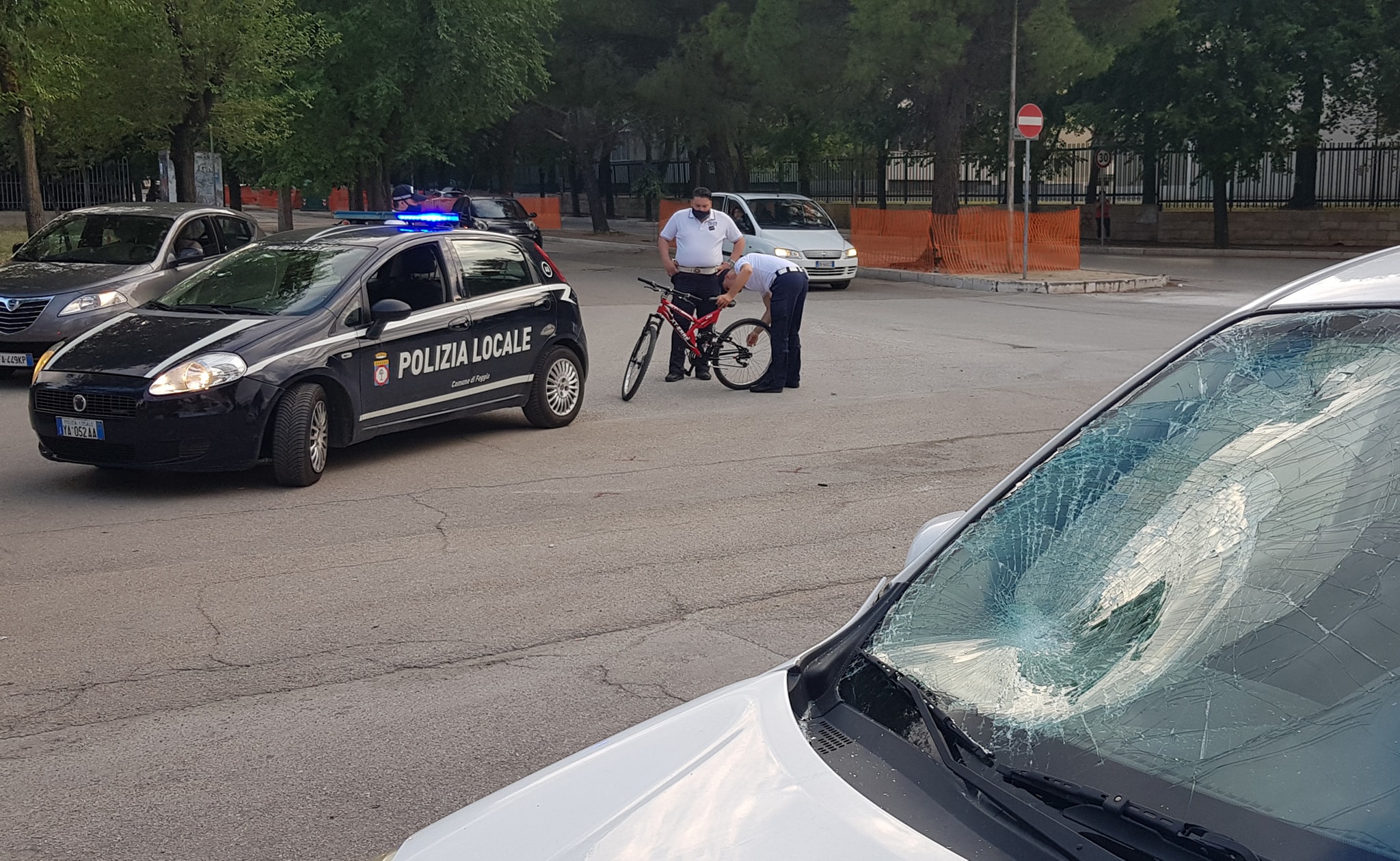 foggia incidente bici