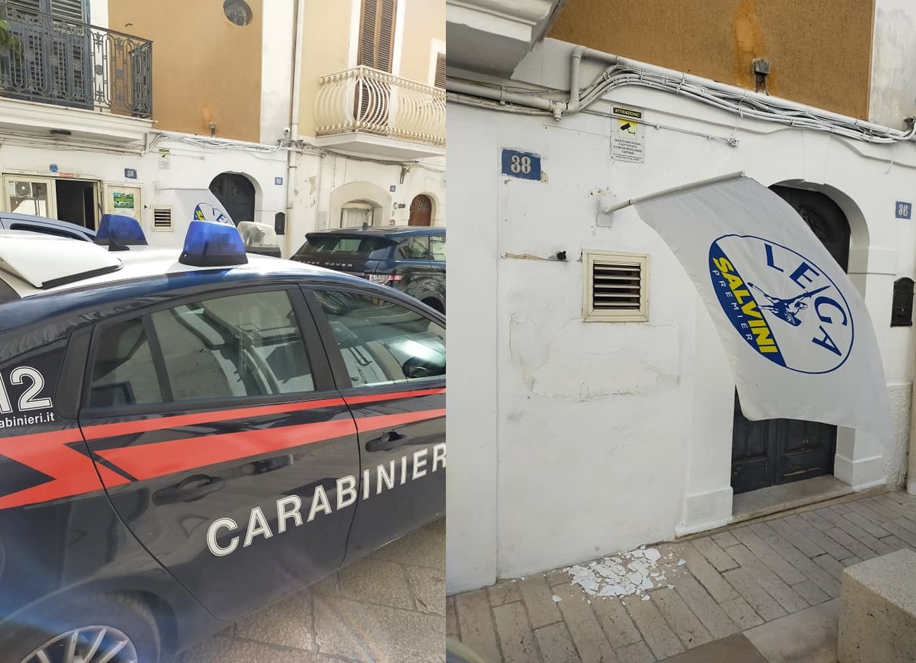 manfredonia attentato sede lega