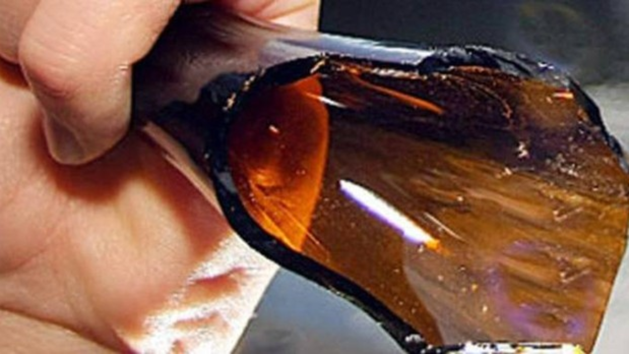 foggia ferito bottiglia vetro