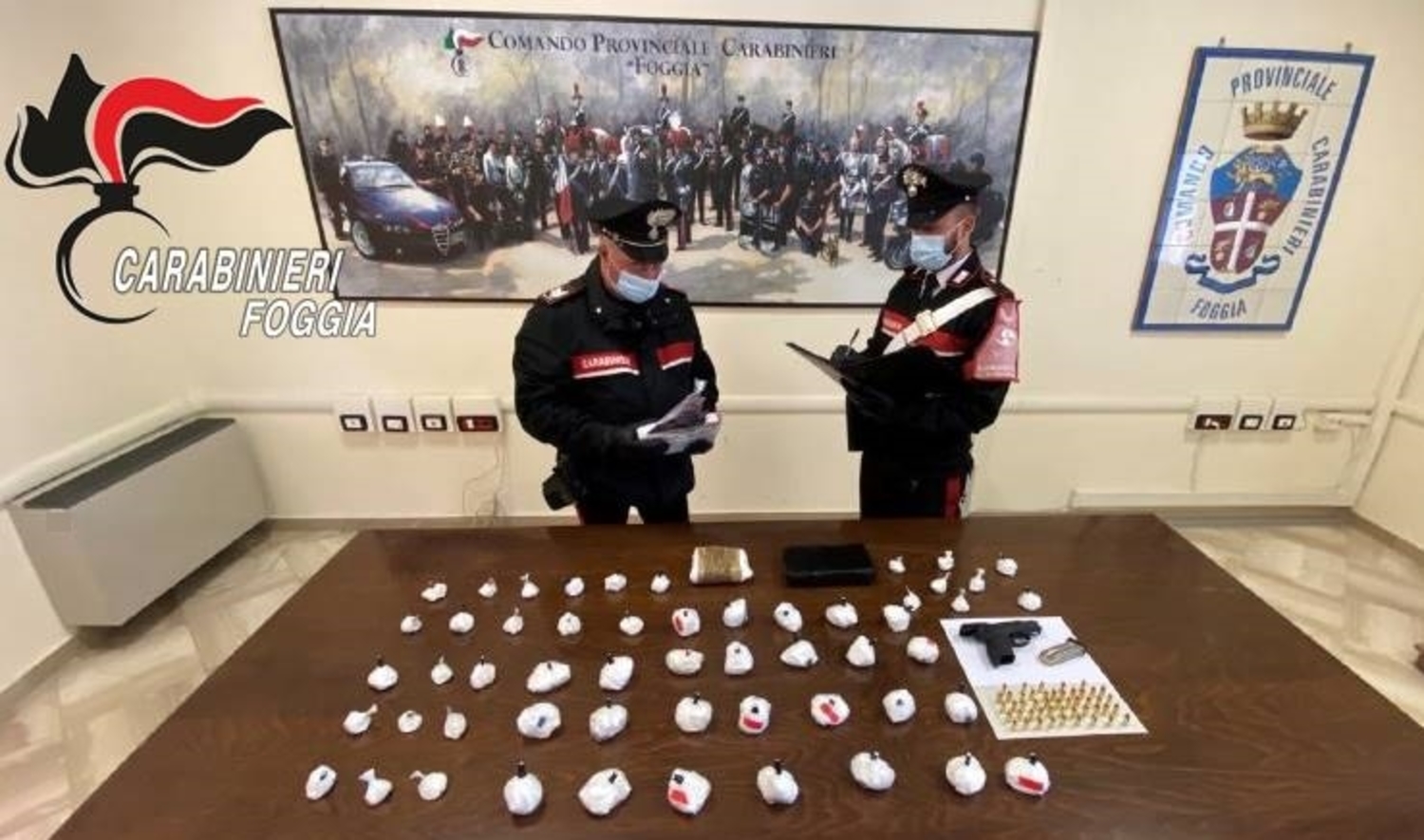foggia droga carabinieri