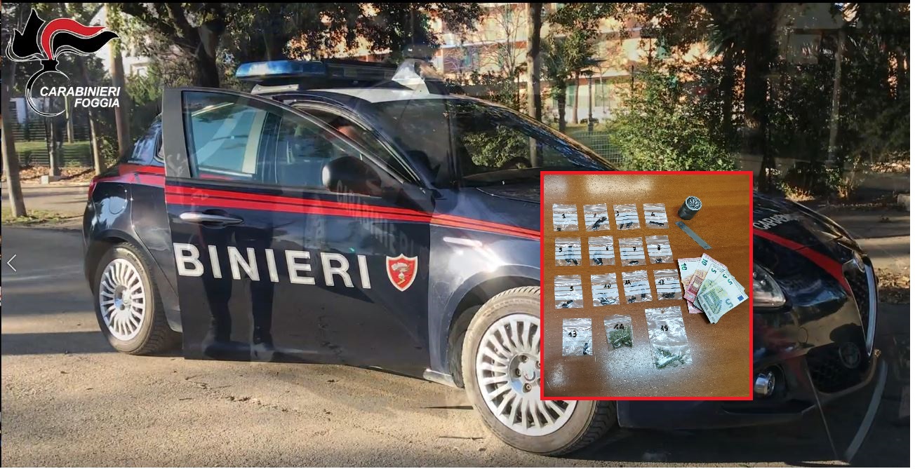 foggia arrestato pusher