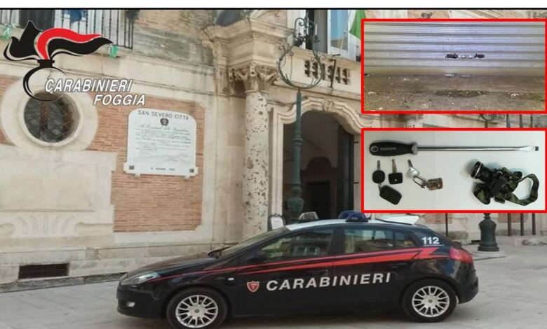 Tentato furto San Severo