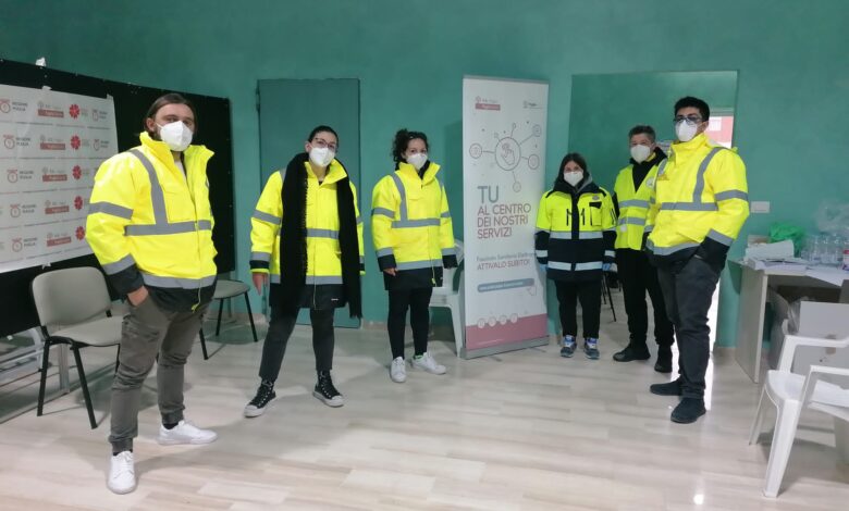 Orsara volontari centro vaccini