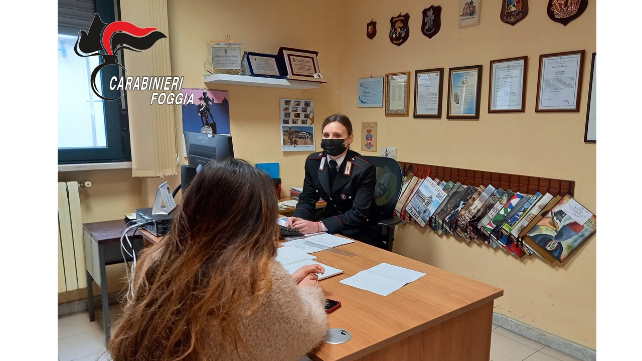 Foto Lucera maltrattamenti in famiglia