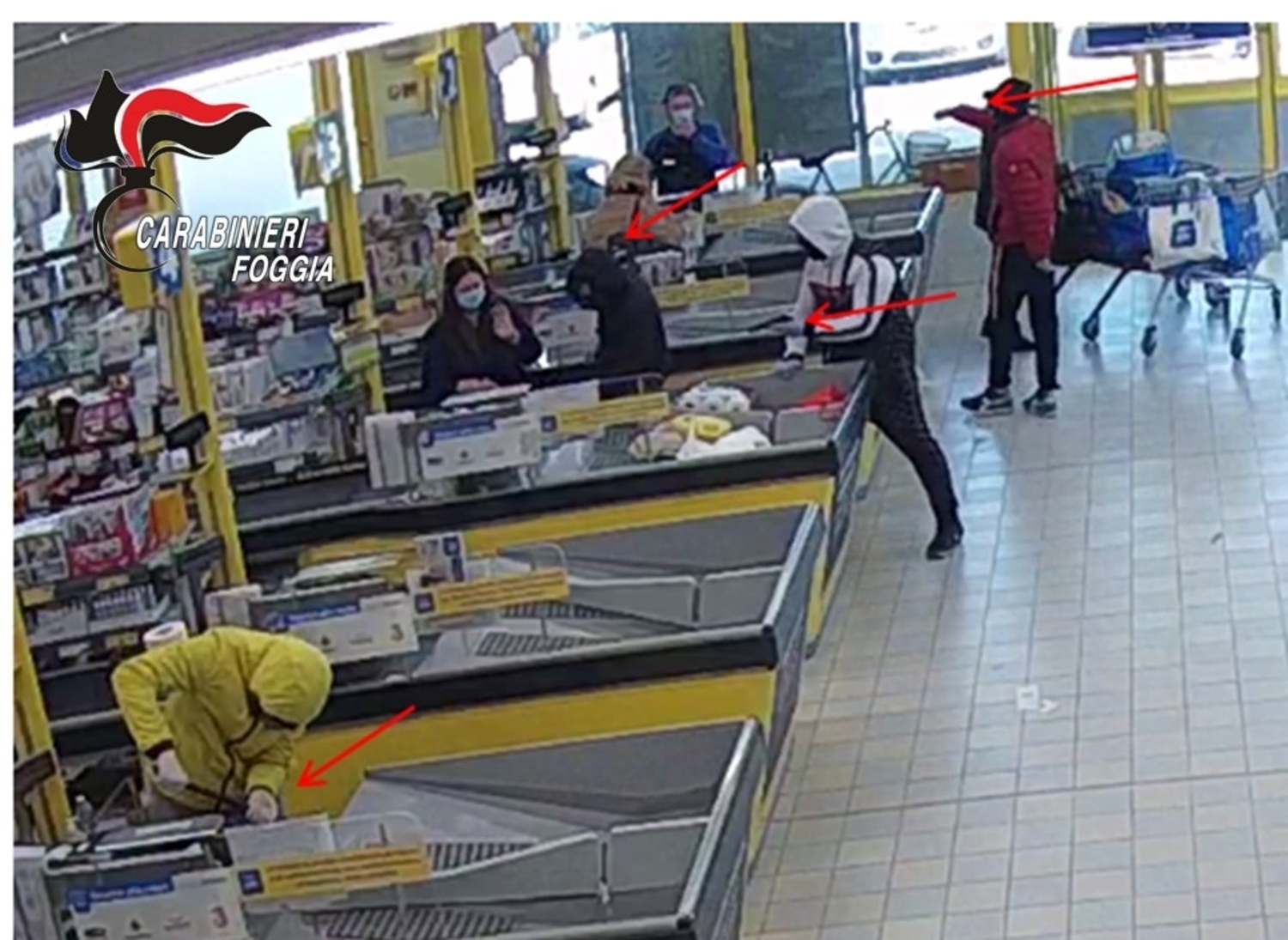 san severo rapina supermercato