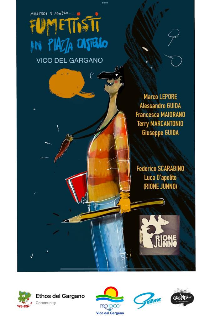 fumettisti in piazza castello
