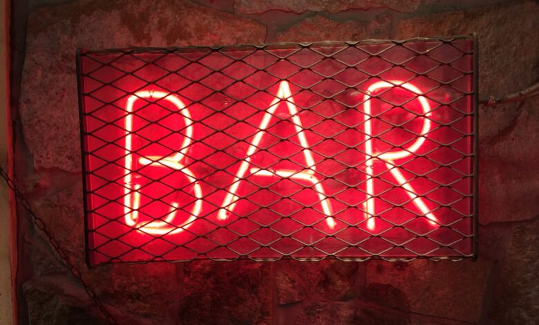 bar LED signage