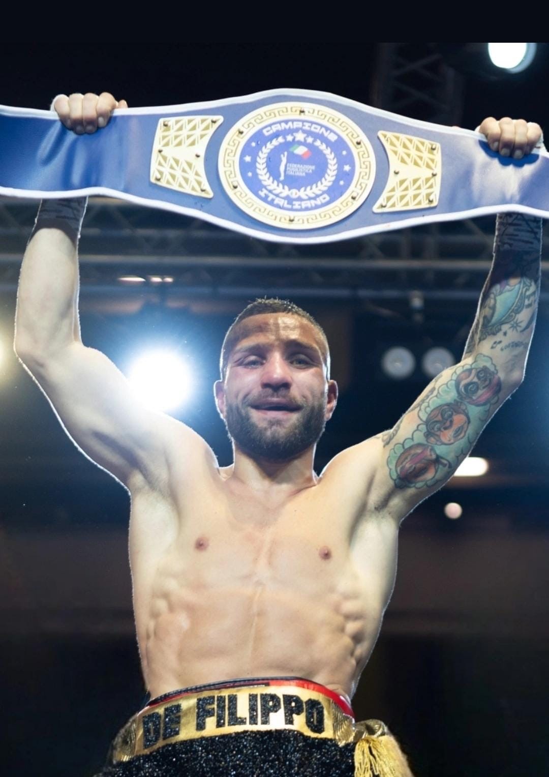 Michele De Filippo campione italiano dei pesi welter