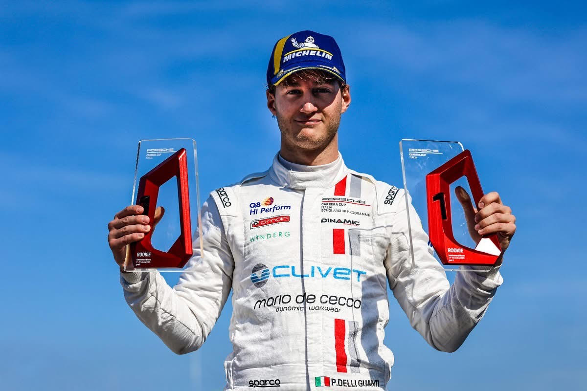 Il pilota foggiano Pietro Delli Guanti